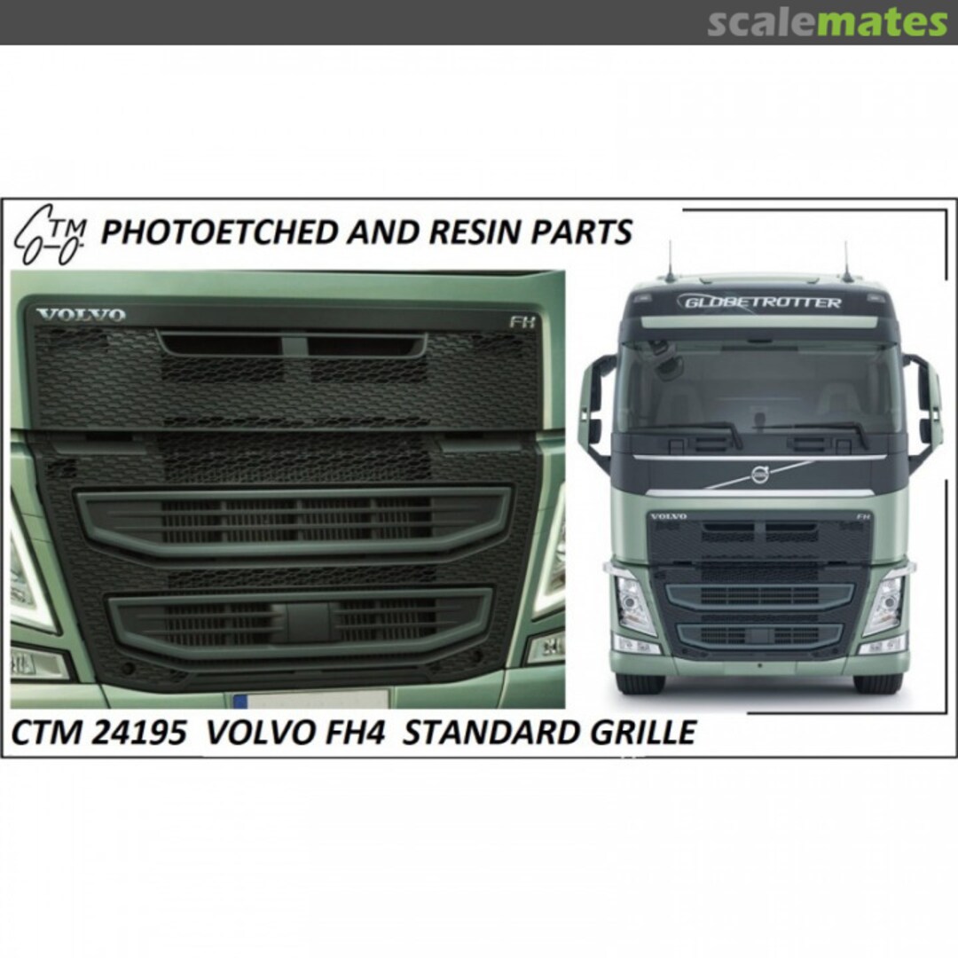 Boxart Volvo FH4 standard grille CTM 24195 Czech Truck Model