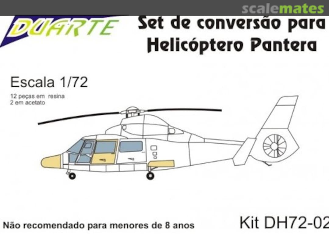 Boxart Set de conversão para Helicóptero Pantera DH72-02 Duarte