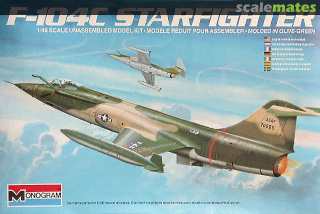 Boxart F-104C Starfighter 5433 Monogram