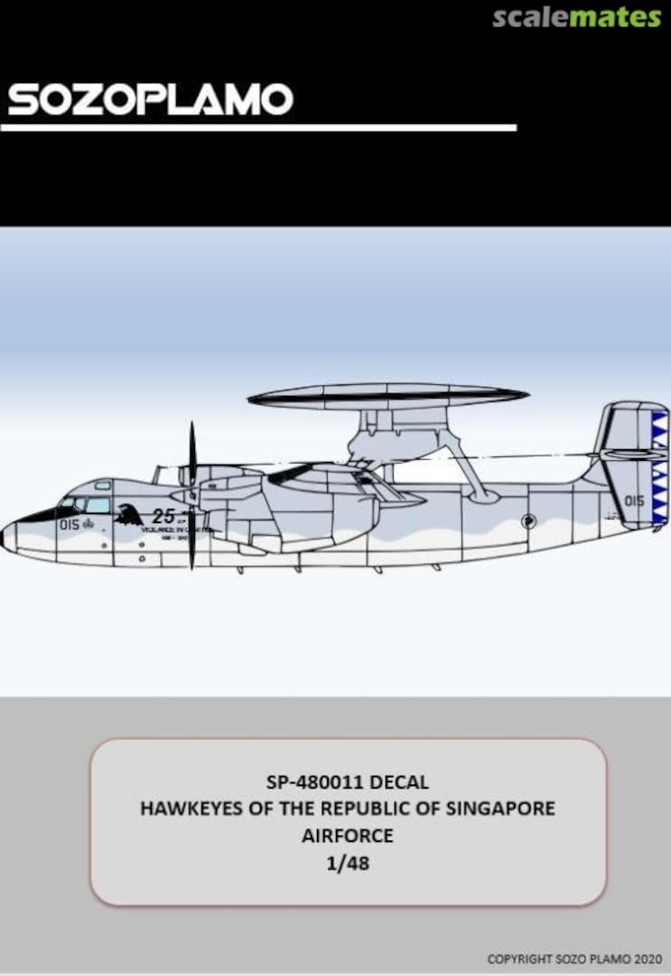 Boxart Republic of Singapore Airforce E-2C Hawkeyes SP-720011 SozoPlamo Studios