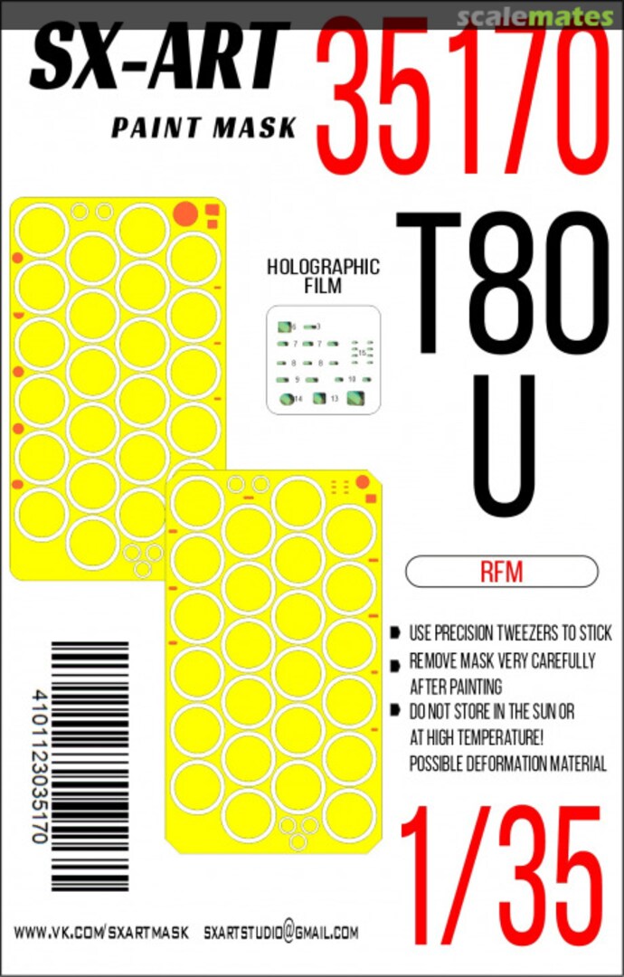 Boxart T-80U masks 35170 SX-Art