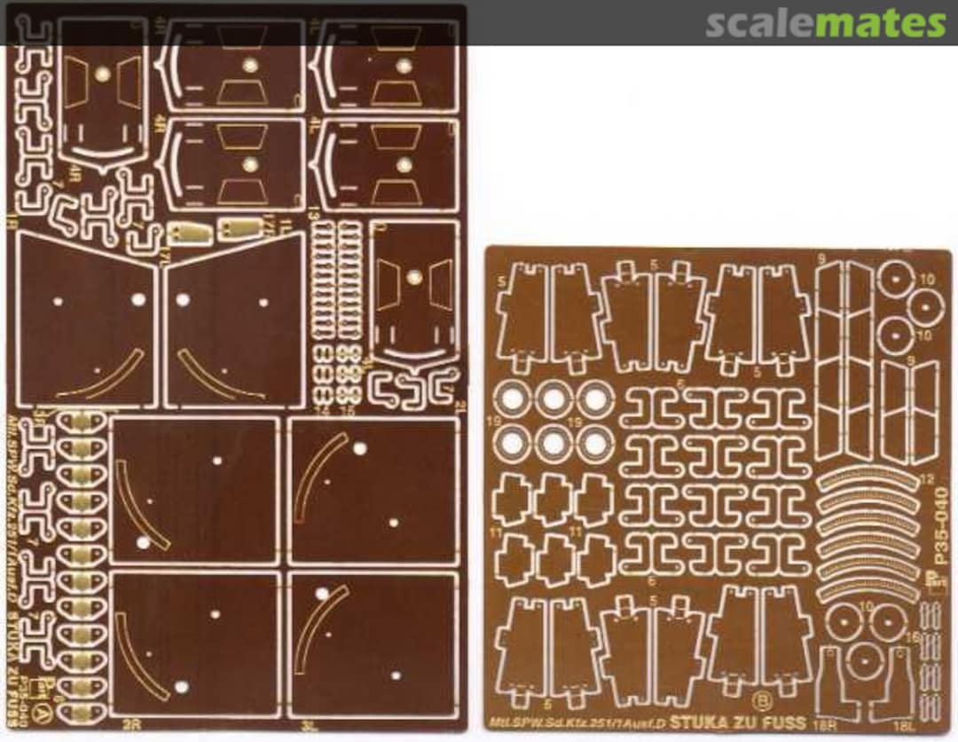 Boxart Sd.Kfz.251/1 Ausf.D Stuka zu Fuss P35-040 Part