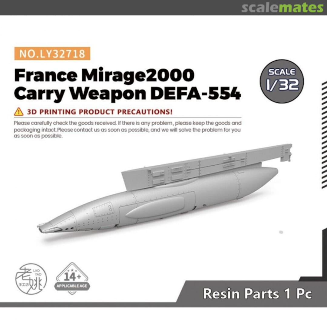 Boxart France Mirage 2000 Carry Weapon DEFA-554 LY32718 Yao's Studio