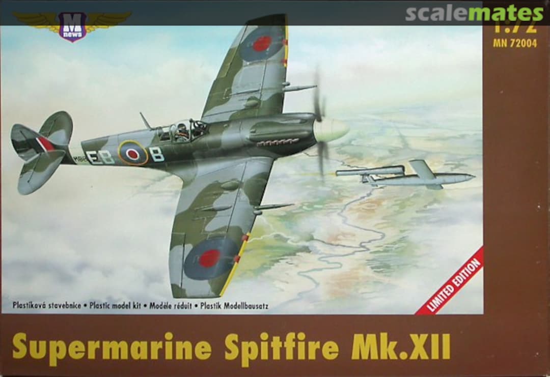 Boxart Supermarine Spitfire Mk.XII MN 72004 Model News Company