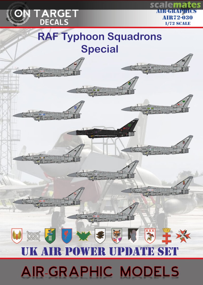 Boxart RAF Typhoon Squadrons Special AIR72-030 Air-Graphics Models