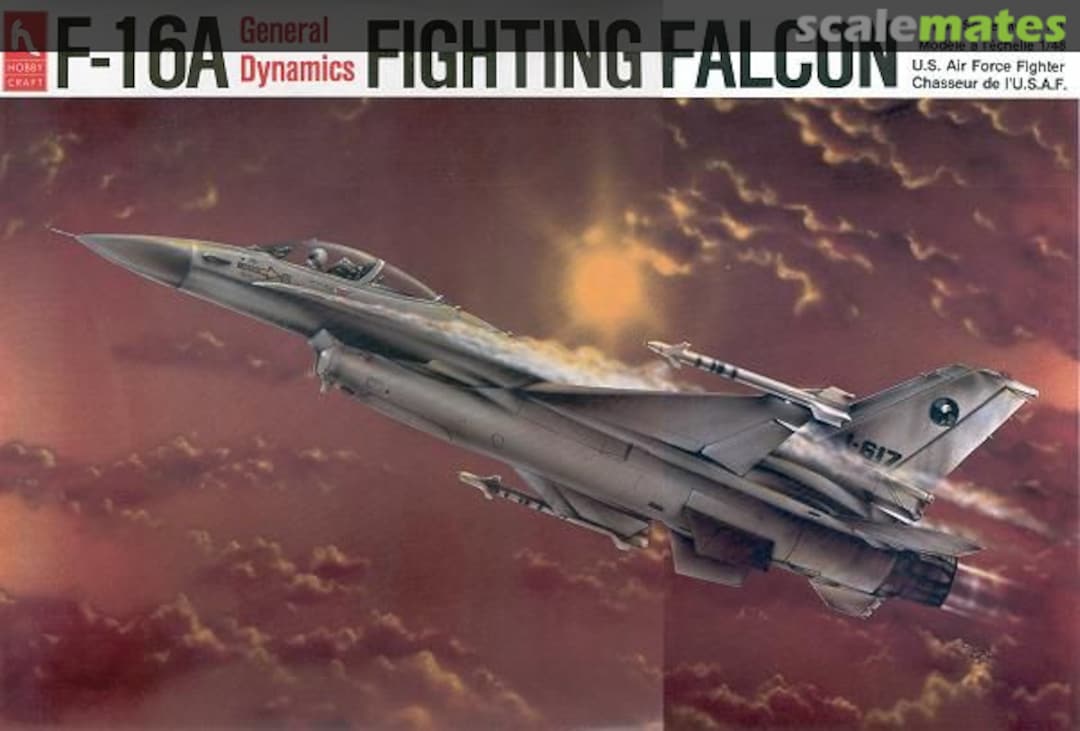 Boxart F-16A Fighting Falcon HC1561 Hobbycraft