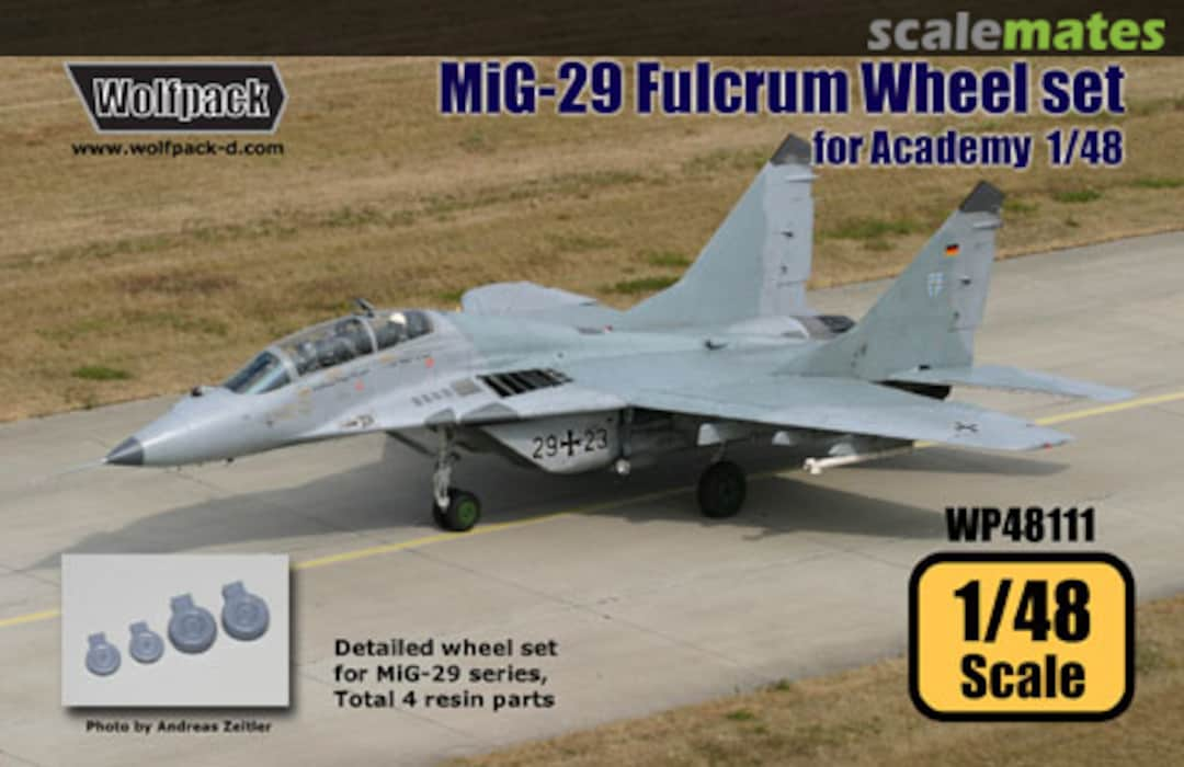 Boxart MiG-29 Fulcrum Wheel Set WP48111 Wolfpack