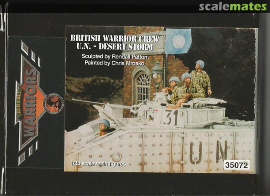 Boxart British Warrior/Scorpion Crew Desert Storm 35072 Warriors