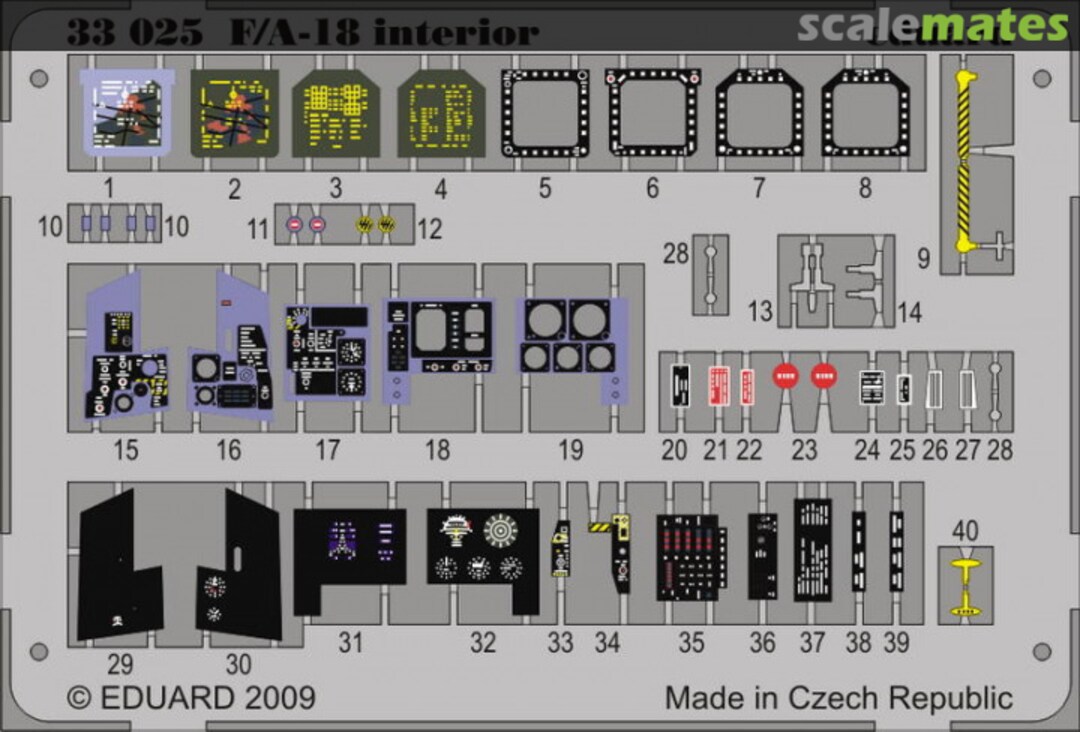 Boxart F/A-18 interior S.A. Zoom 33025 Eduard