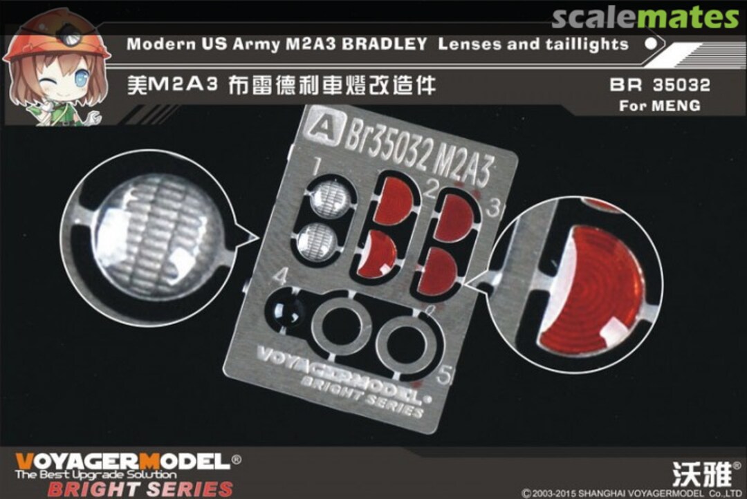 Boxart M2A3 BRADLEY Lenses and taillights BR35032 Voyager Model