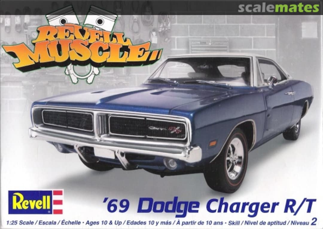 Boxart '69 Dodge Charger R/T 85-2546 Revell