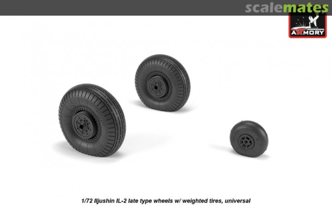 Boxart IL-2 Bark (late) wheels w/ weighted tires AW72056 Armory