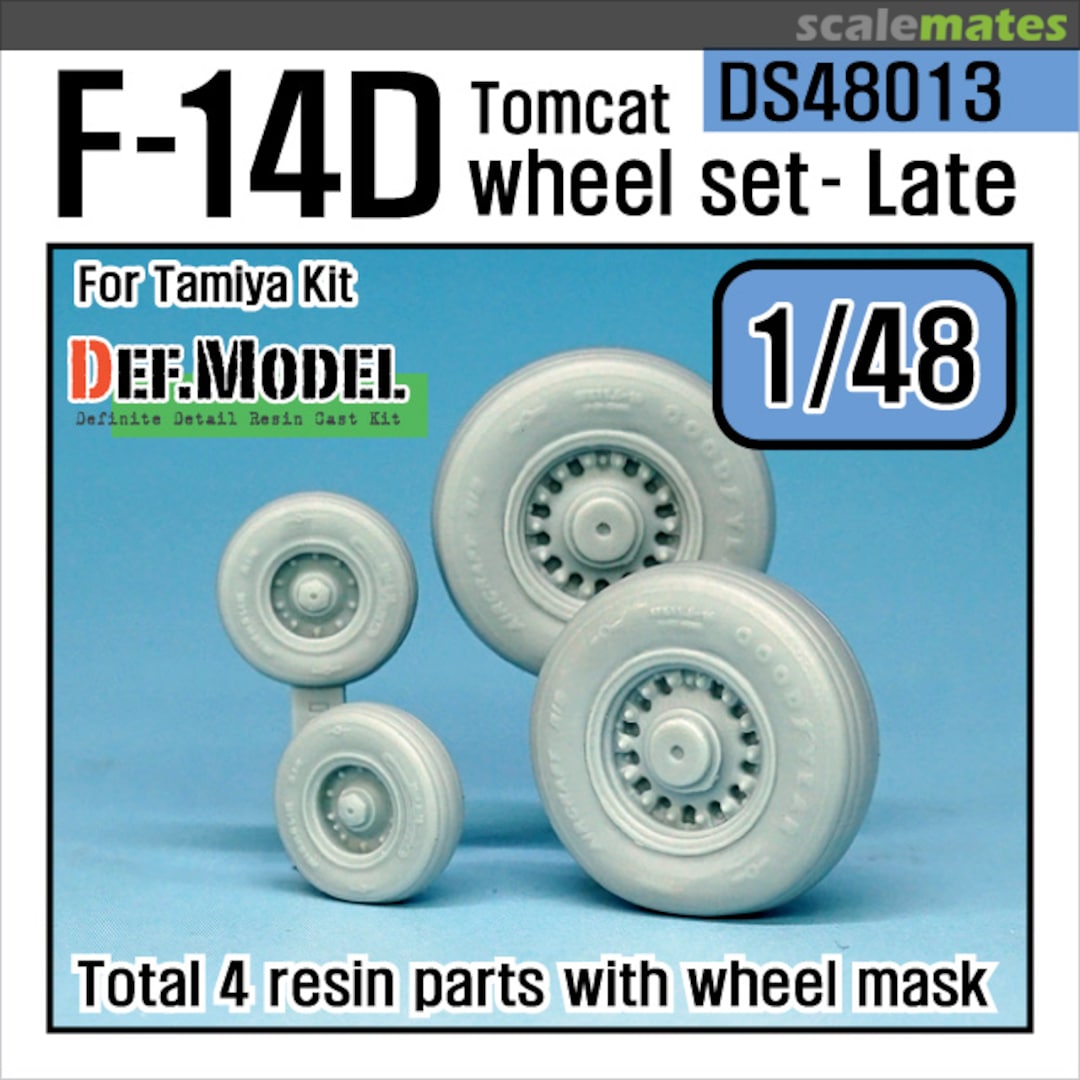 Boxart F-14D Tomcat Sagged Wheel Set Late. (for Tamiya) DS48013 Def.Model