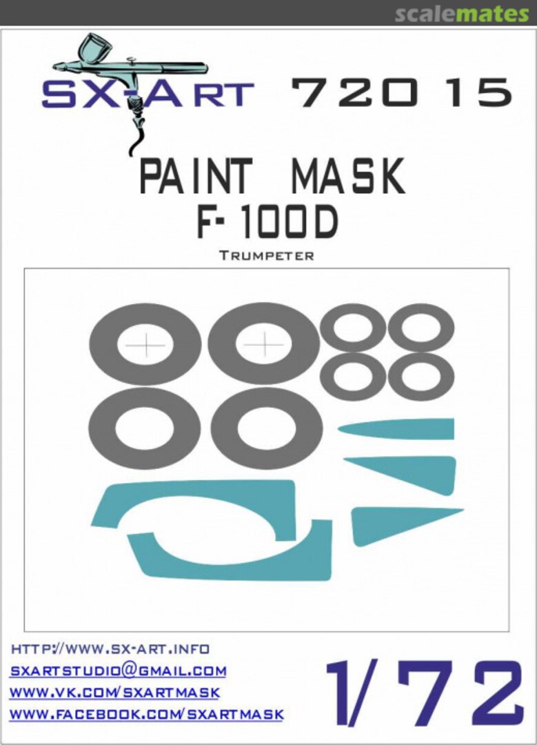 Boxart Paint mask F-100d 72015 SX-Art