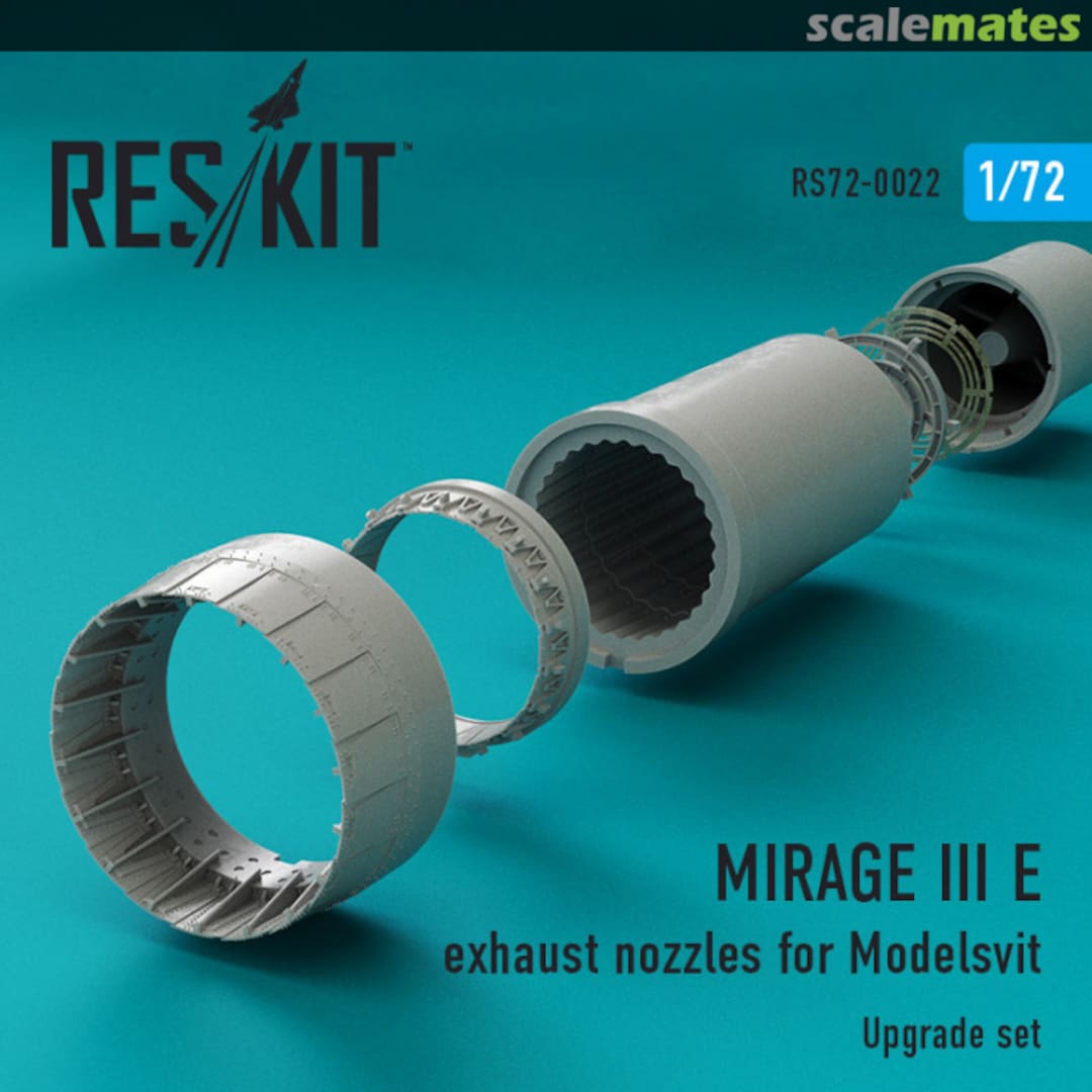 Boxart Mirage III E - Exhaust Nozzles RSU72-0022 ResKit