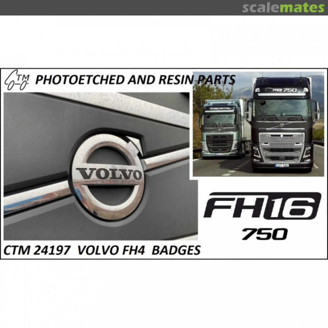 Boxart Volvo FH4 badges CTM 24197 Czech Truck Model