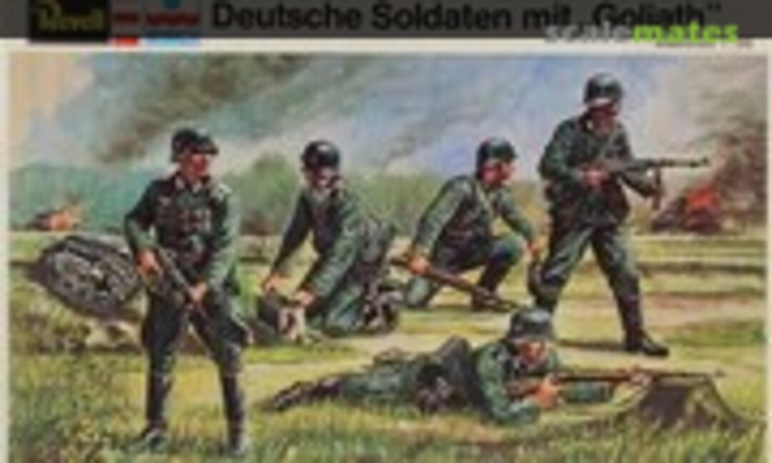 1:35 Deutsche Soldaten mit &quot;Goliath&quot; (Revell/ESCI H-2223)