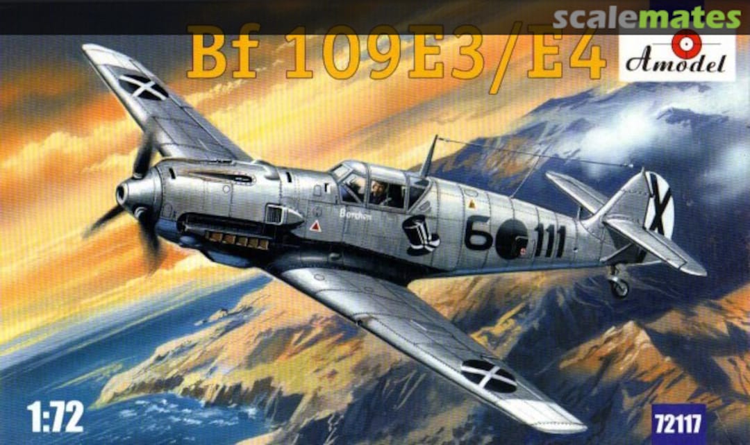 Boxart Bf 109E3/E4 72117 Amodel