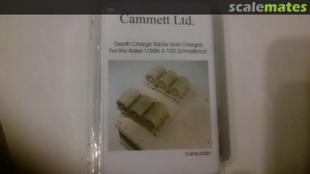 Boxart S-100 Schnellboot Depth Charge Racks Cammb35001 Cammett