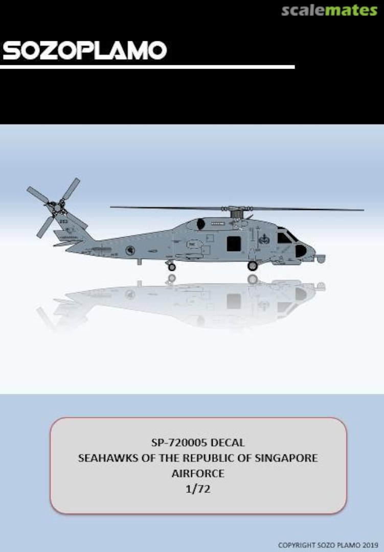 Boxart Republic of Singapore Airforce S-70B Seahawks SP-480005 SozoPlamo Studios