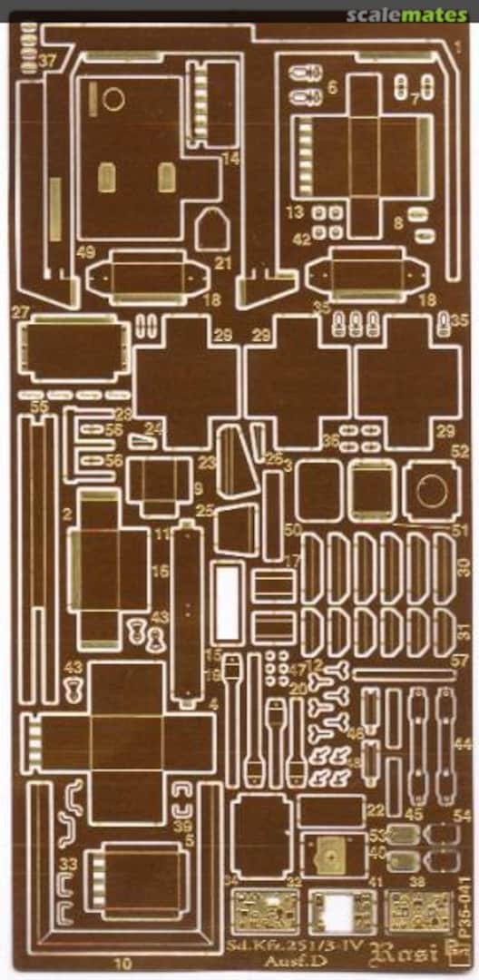 Boxart Sd.Kfz.251/3-IV Ausf.D "ROSI" P35-041 Part