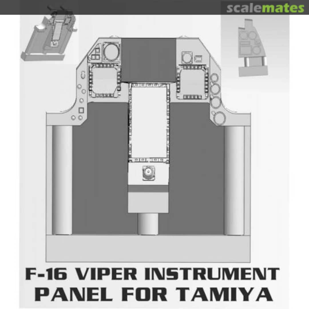 Boxart F-16 Viper instrument panel conversion PDLR005-48 PROcal Decals