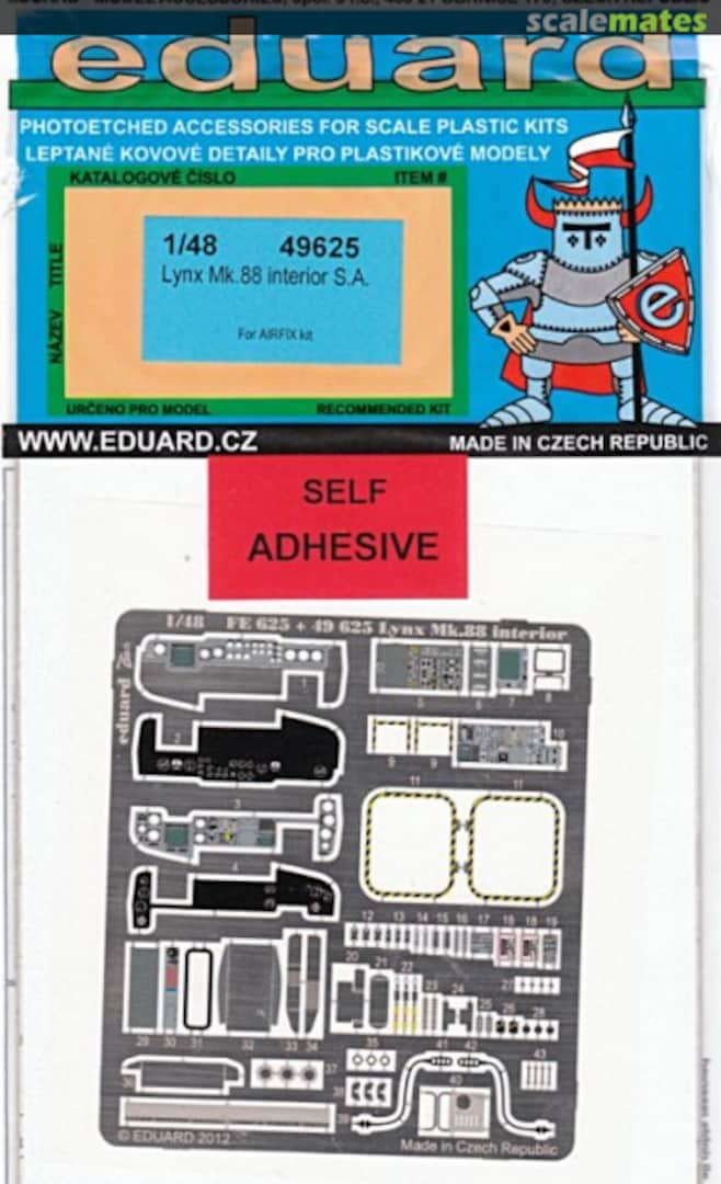 Boxart Lynx Mk.88 interior S.A. 49625 Eduard