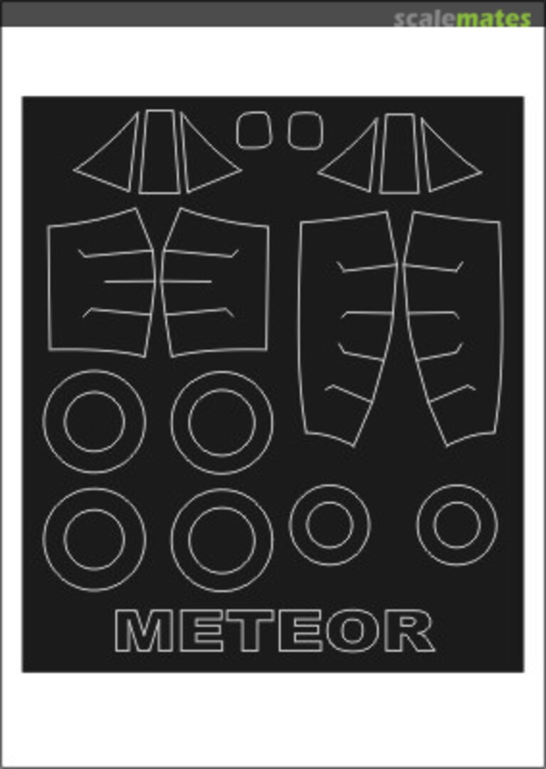 Boxart Gloster Meteor MK9 SM72143 Montex