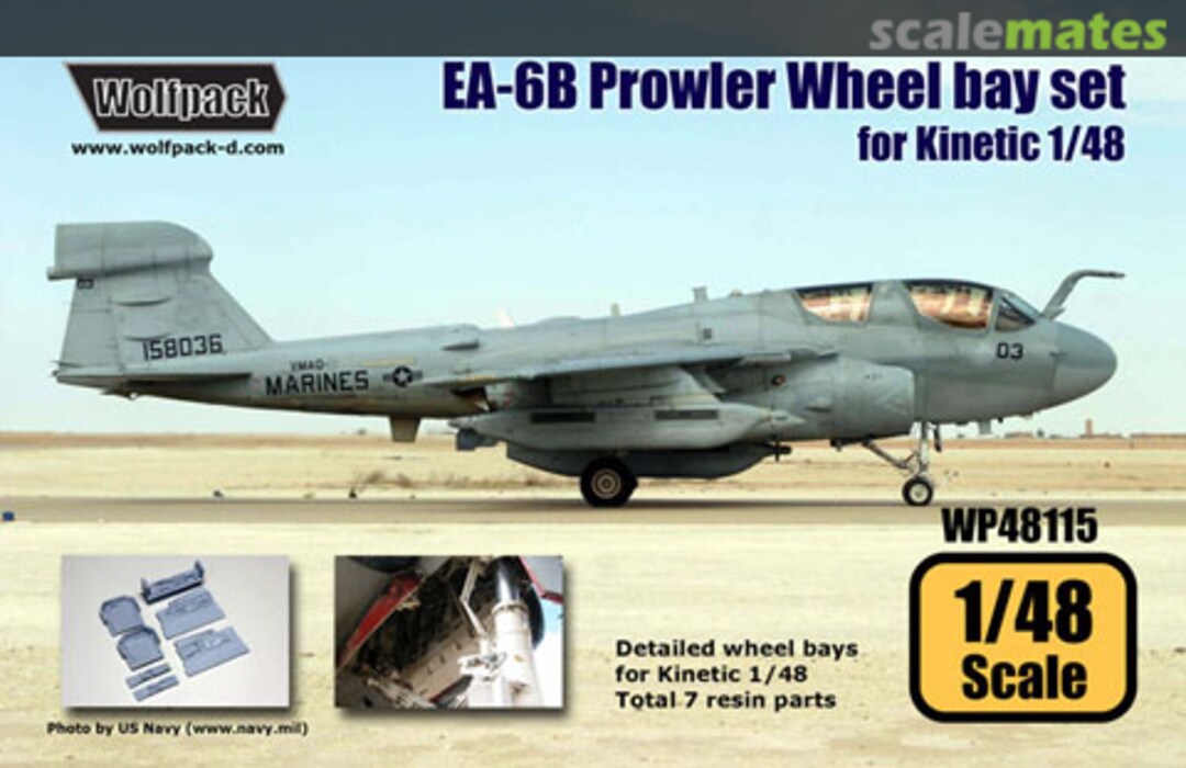 Boxart EA-6B Prowler Wheel Bay Set WP48115 Wolfpack