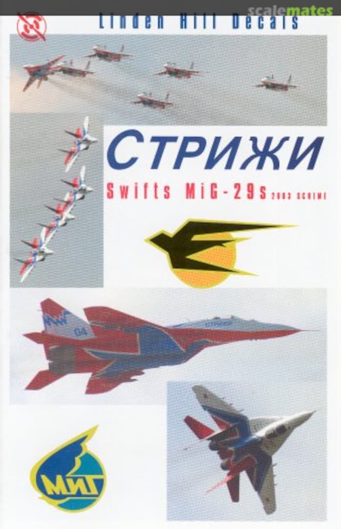 Boxart Swifts MiG-29s LHD48008 Linden Hill Decals