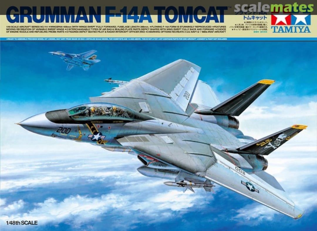 Boxart F-14A Tomcat 61114 Tamiya