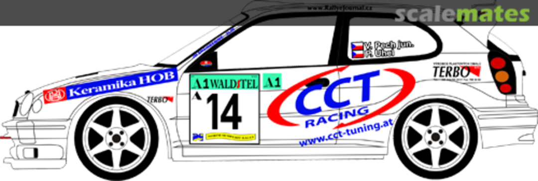 Boxart Toyota Corolla WRC (K-AM 5030) "CCT" 24078 MF-Zone