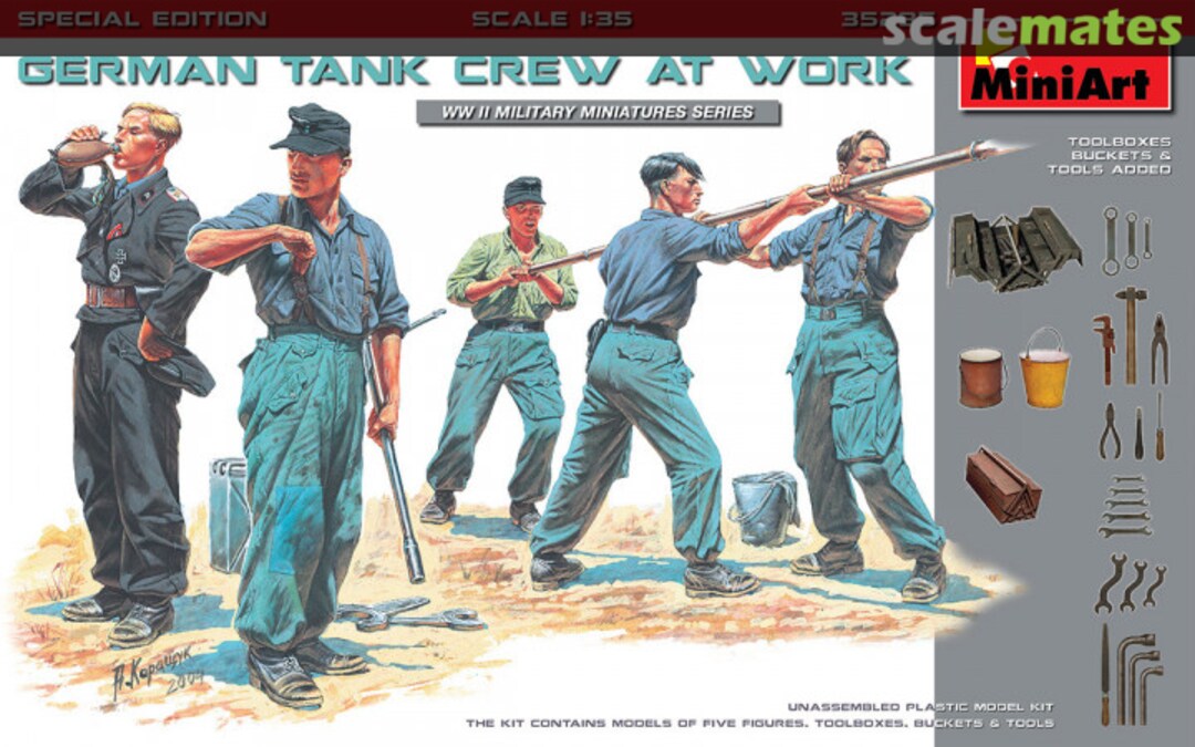 Boxart Tank Crew at Work 35285 MiniArt