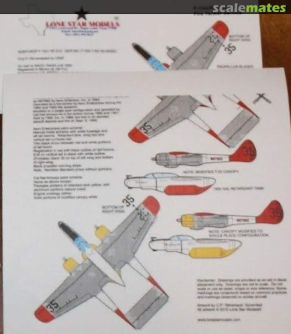 Boxart F-15 Reporter fire bomber LSM 720701 Lone Star Models