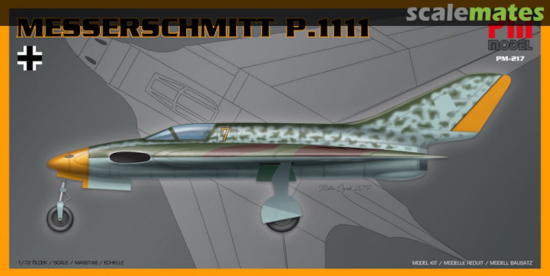 Boxart Messerschmitt P.1111 PM-217 PM Model