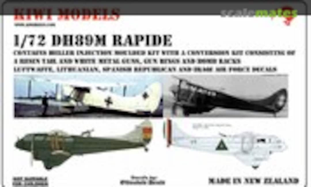 1:72 DH 89M RAPIDE (Kiwi Resin Models )