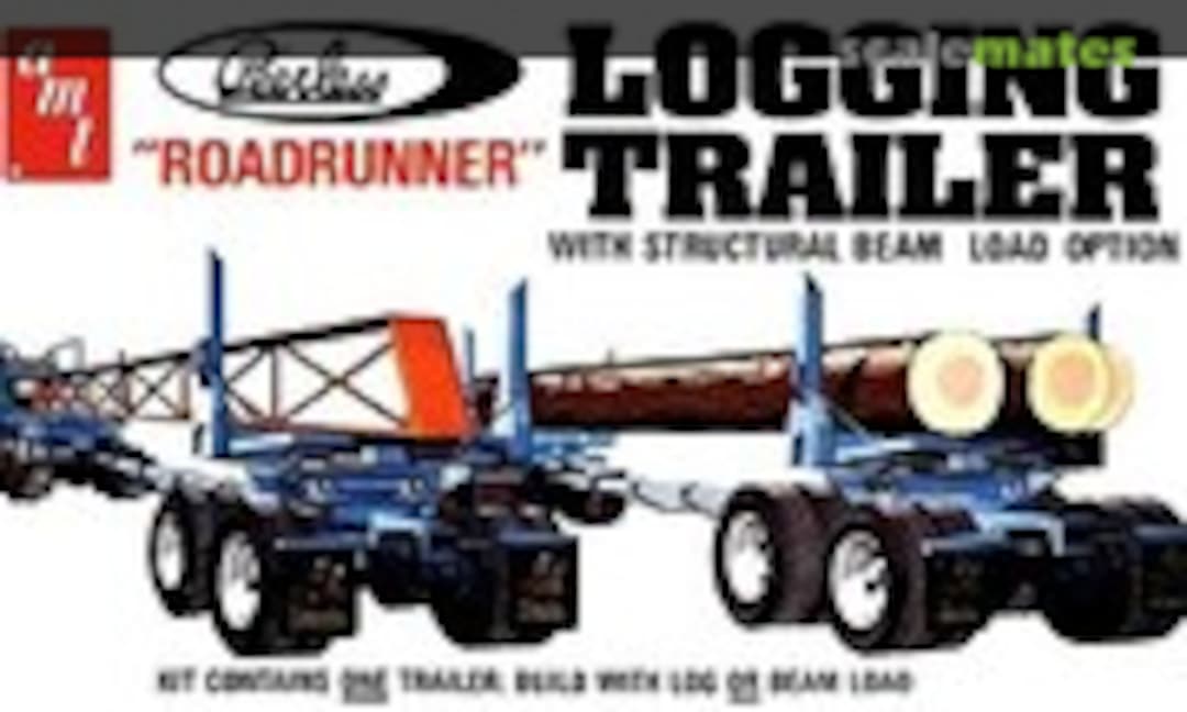 1:25 Peerless Roadrunner Logging Trailer (AMT 628)