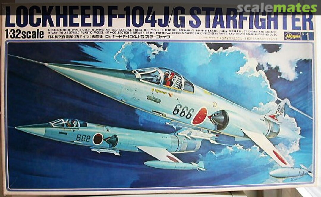 Boxart Lockheed F-104J/G Starfighter S1 Hasegawa