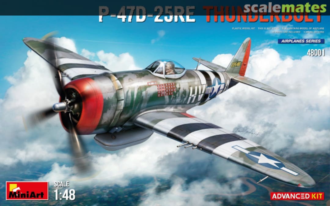 Boxart P-47D-25RE Thunderbolt 48001 MiniArt