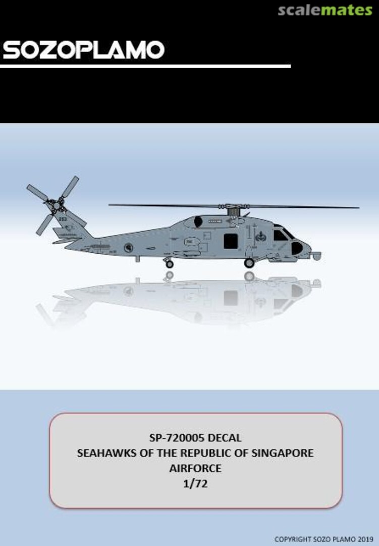 Boxart Republic of Singapore Airforce S-70B Seahawks SP-720005 SozoPlamo Studios