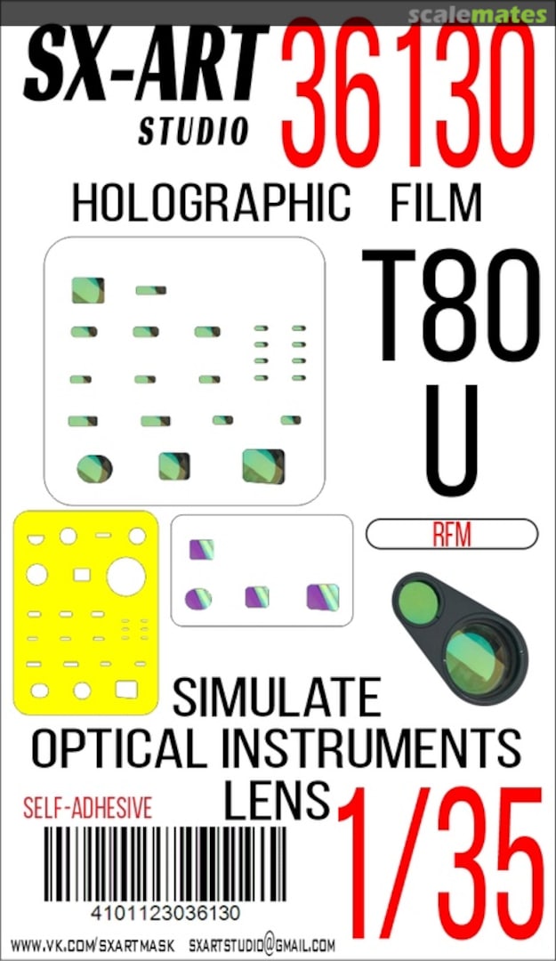 Boxart T-80U holographic film 36130 SX-Art