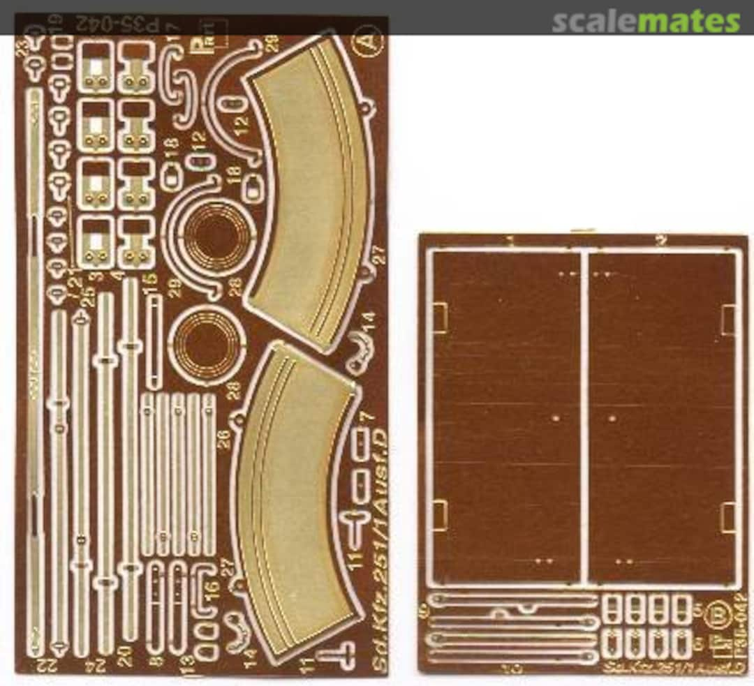 Boxart Sd.Kfz.251/1 Ausf.D (back doors) P35-042 Part