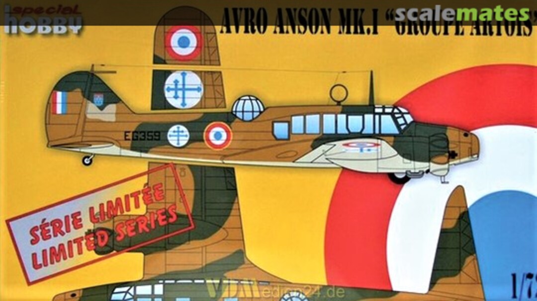 Boxart Avro Anson Mk.I SH72254 Special Hobby