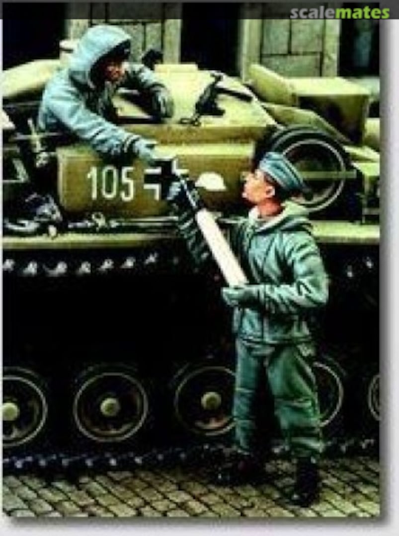 Boxart StuG III Crew German - WWII (Russia 43) 143 Royal Model