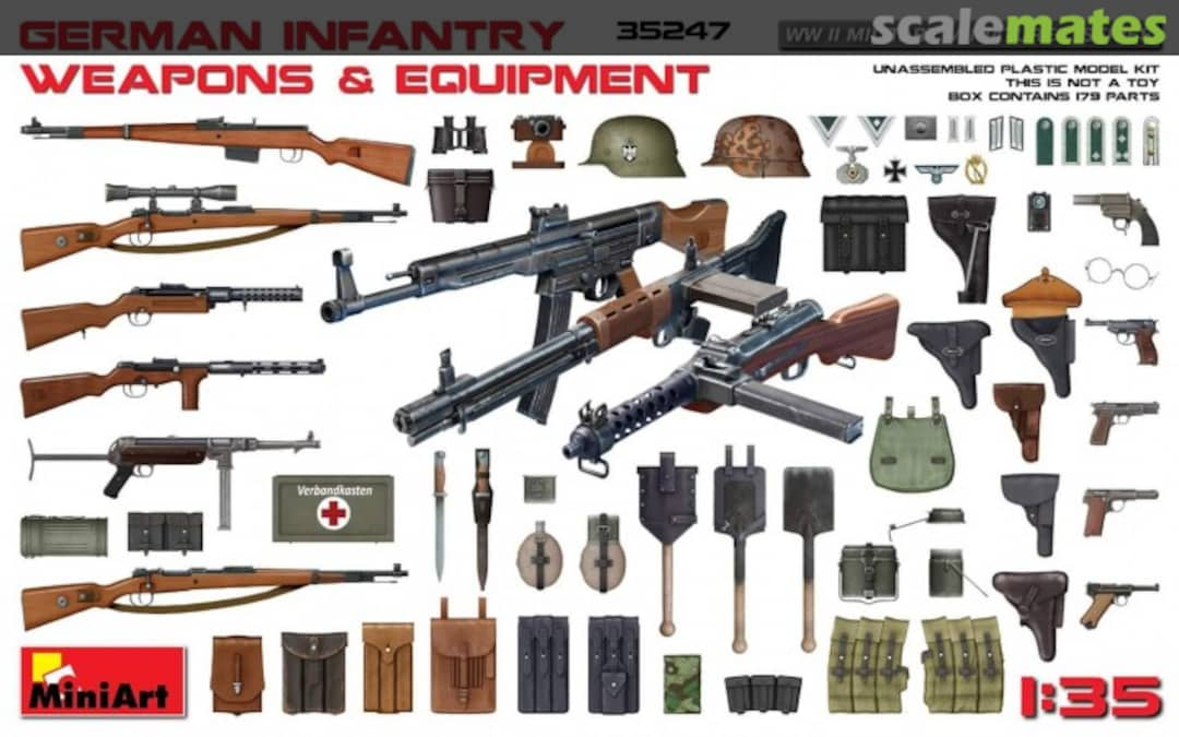 Boxart Infantry Weapons & Equipment 35247 MiniArt