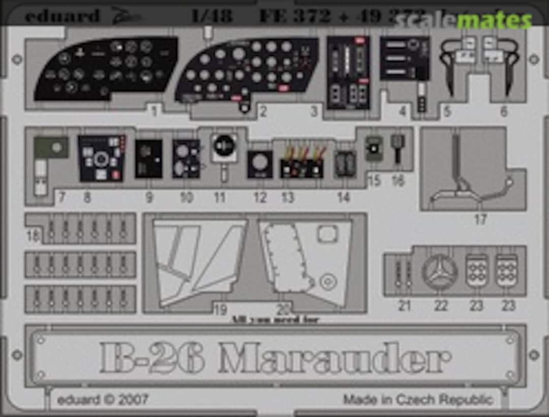 Boxart B-26 interior FE372 Eduard