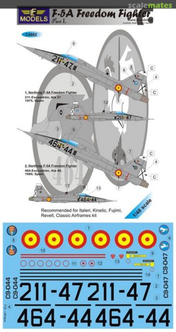 Boxart F-5A Freedom Fighter C4882 LF Models