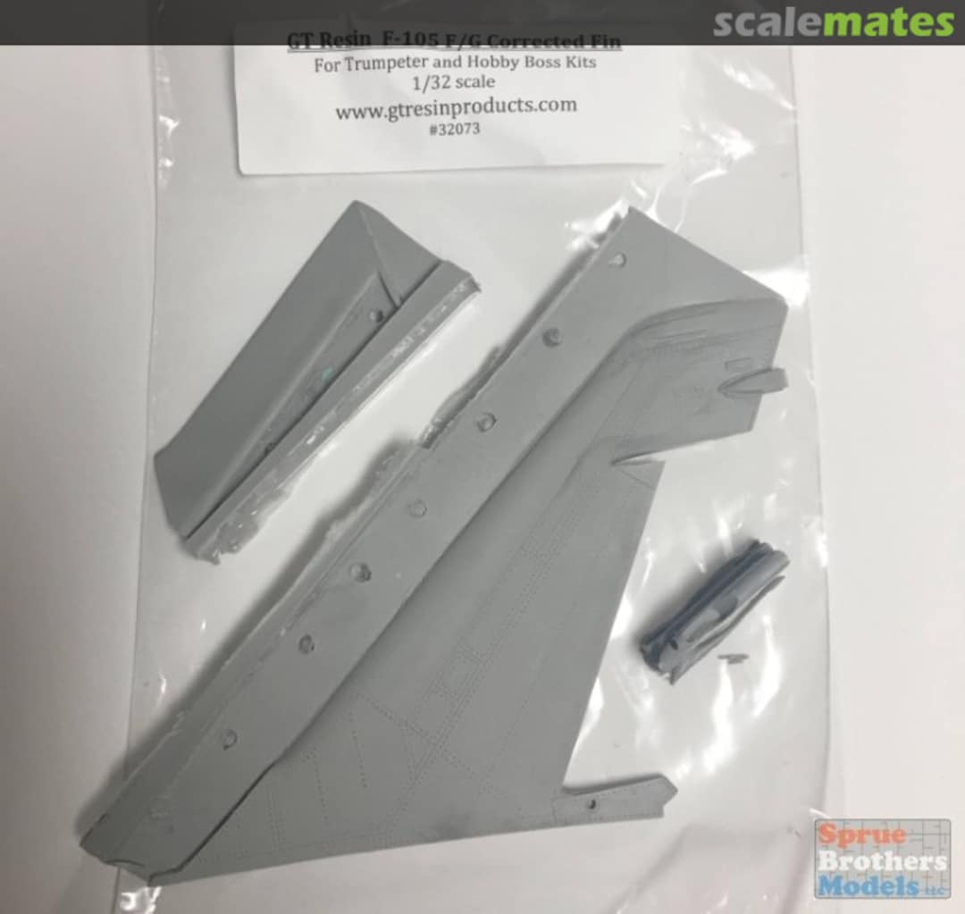 Boxart F-105F F-105G Thunderchief Correct Fin (TRP/HBS kit) 32073 GT Resin