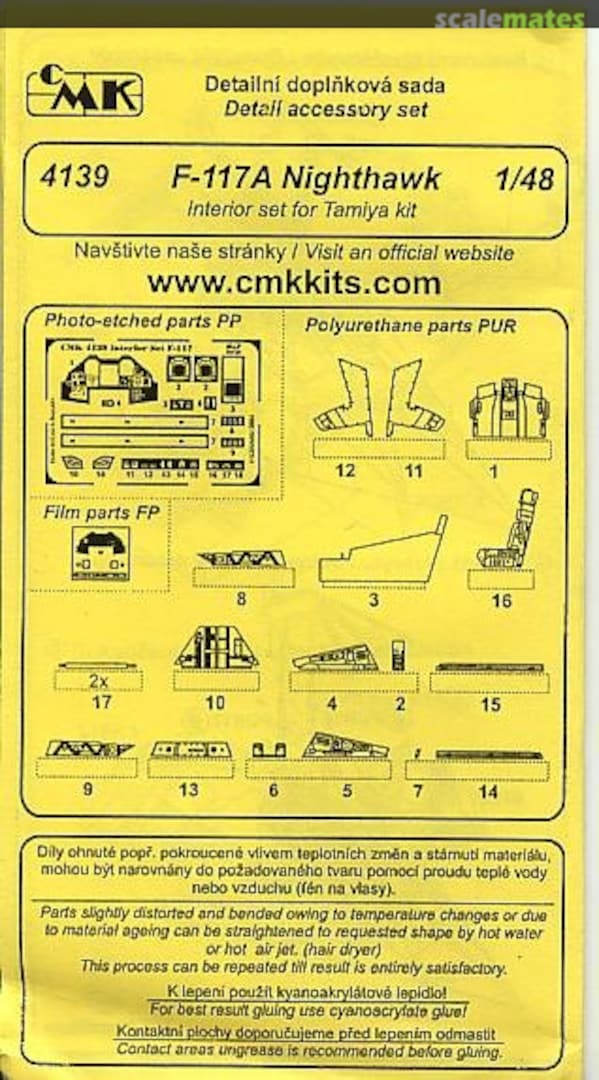 Boxart F-117A Nighthawk 4139 CMK