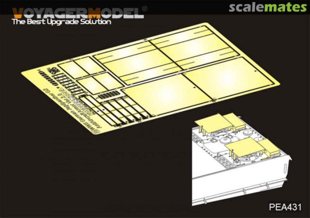 Boxart German Jagdpanther G2 Anti Aircraft Armor Ver.2.0 PEA431 Voyager Model